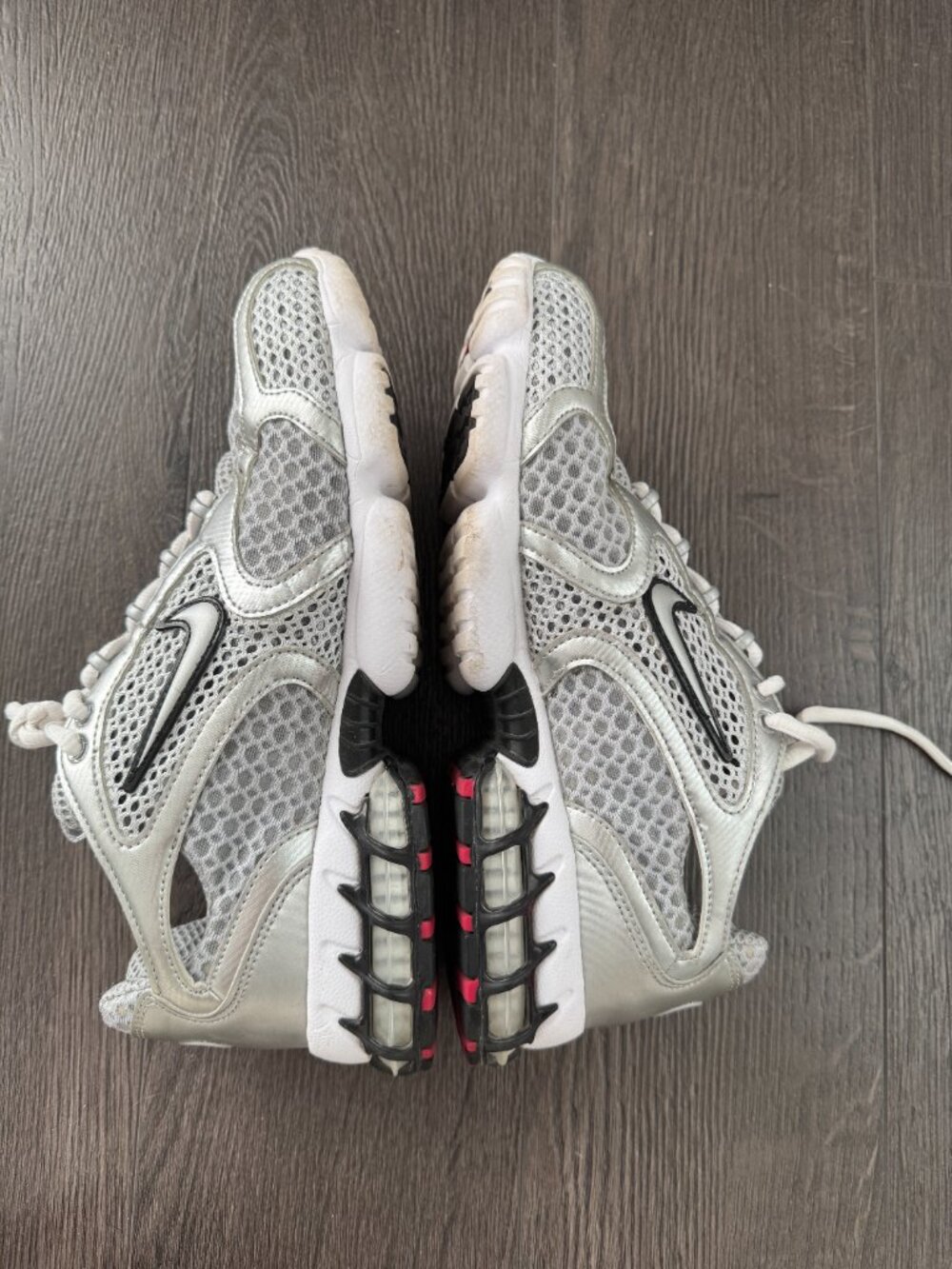 Nike Air Zoom Spiridon Cage 2 Shoes sneakers Gray Silver size 7.5 womens - Picture 3 of 10